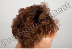 Head Woman White Slim Wrinkles Female Studio Poses